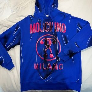 Moschino Hoodie Blue